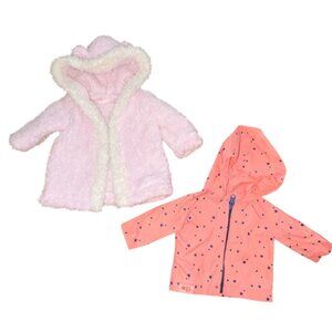 Our Generation 18 in Doll Coats-Sherpa and Raincoat-GUC
